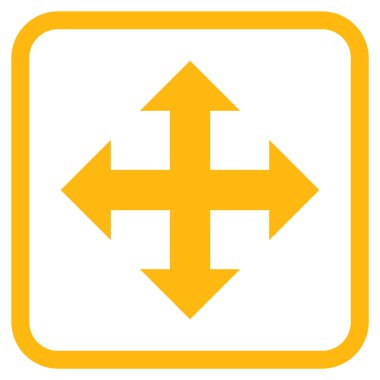 Bir çerçeve içinde vektör simgesini genişletin