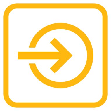 Alma vektör simgesi bir çerçeve içinde