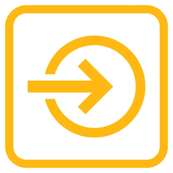 Vektor-Icon in einem Frame importieren — Stockvektor
