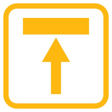 Top vektör simgesi bir çerçeve içinde hareket