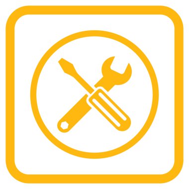 Seçenekleri vektör simgesi bir çerçeve içinde