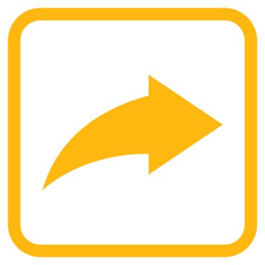 Vektör simgesi bir çerçeve içinde Yinele