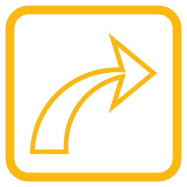 Vektör simgesi bir çerçeve içinde Yinele