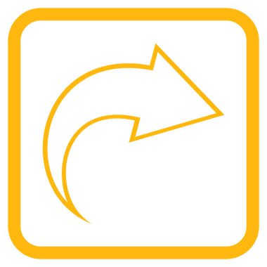 Vektör simgesi bir çerçeve içinde Yinele