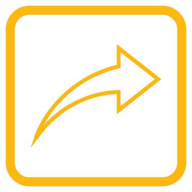 Vektör simgesi bir çerçeve içinde Yinele