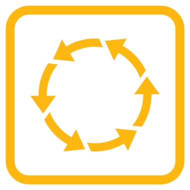 Bir çerçeve içinde CCW vektör simge döndürmek