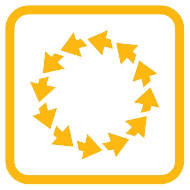 Bir çerçeve içinde CCW vektör simge döndürmek