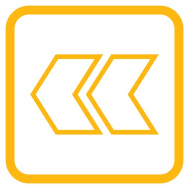 Shift Sol vektör simgesi bir çerçeve içinde