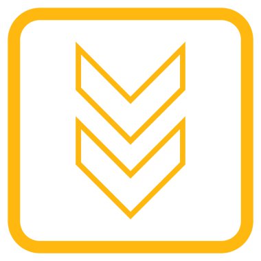 Vektör simgesi bir çerçeve içinde aşağı kaydır