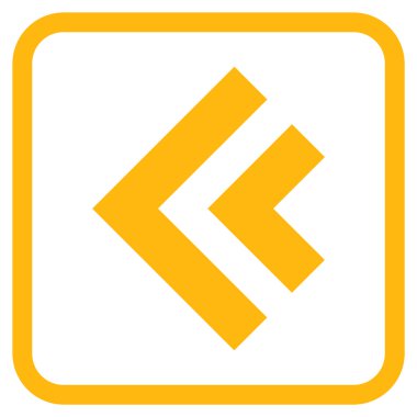 Shift Sol vektör simgesi bir çerçeve içinde