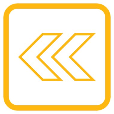 Shift Sol vektör simgesi bir çerçeve içinde