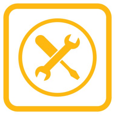 Vektör simgesi bir çerçeve içinde ayarlama