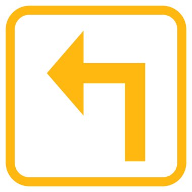 Sol vektör simge bir çerçevede açmak