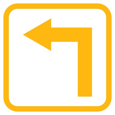 Sol vektör simge bir çerçevede açmak