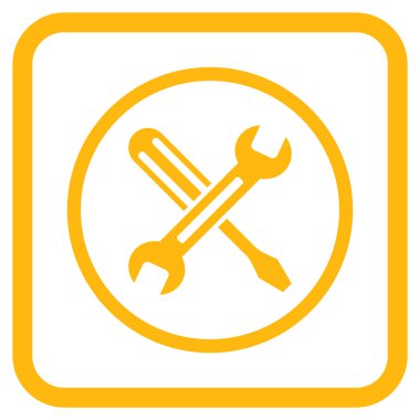 Vektör simgesi bir çerçeve içinde ayarlama