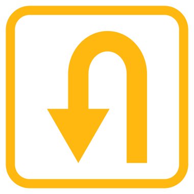 Geri vektör simge bir çerçevede açmak