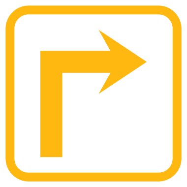 Doğru vektör simge bir çerçevede açmak