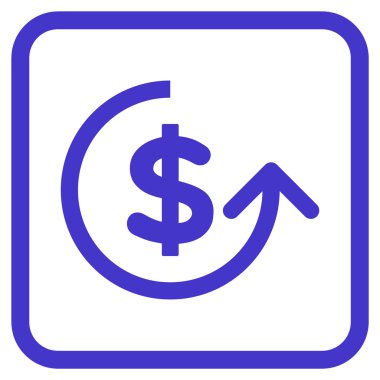 Ters ibraz vektör simgesi bir çerçeve içinde