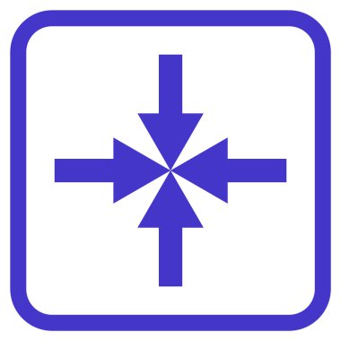 Oklar vektör simgesi bir çerçeve içinde sıkıştırmak