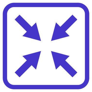 Oklar vektör simgesi bir çerçeve içinde sıkıştırmak