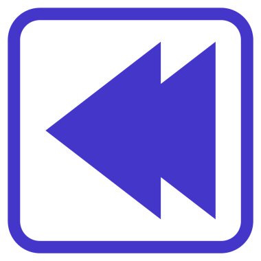 Sol vektör simgesi bir çerçeve içinde hareket