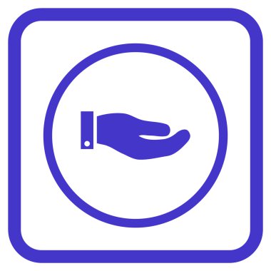 El vektör simgesi bir çerçeve içinde