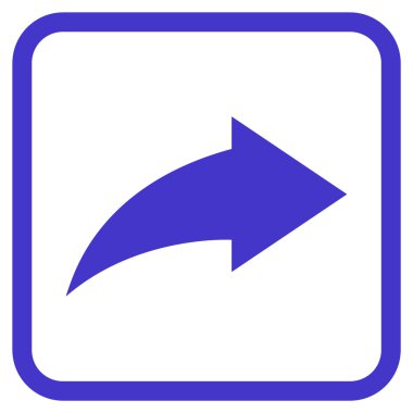 Vektör simgesi bir çerçeve içinde Yinele