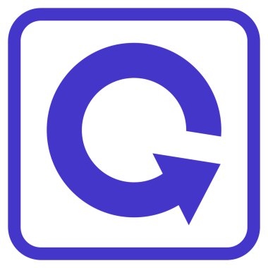 Bir çerçeve içinde CCW vektör simge döndürmek