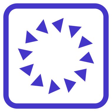 Bir çerçeve içinde CCW vektör simge döndürmek