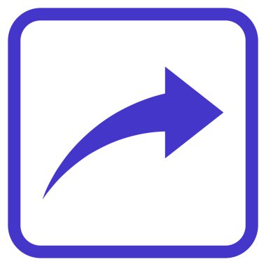 Vektör simgesi bir çerçeve içinde Yinele