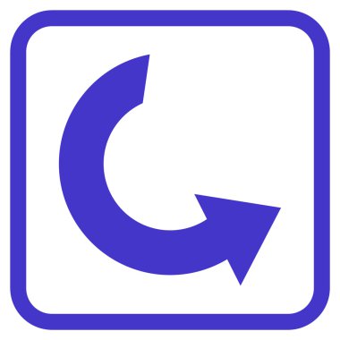 Bir çerçeve içinde CCW vektör simge döndürmek