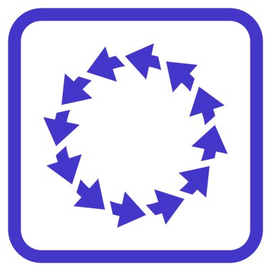 Bir çerçeve içinde CCW vektör simge döndürmek