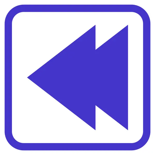 Mover ícone do vetor esquerdo em um quadro — Vetor de Stock