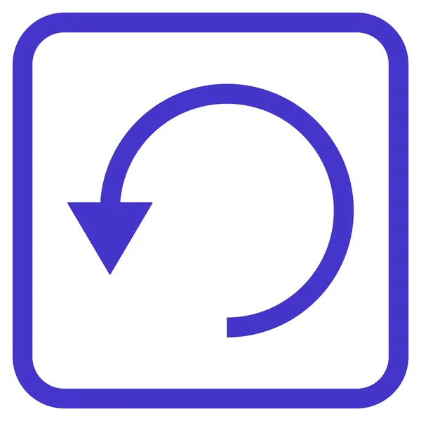 Rotate Ccw wektor ikona w ramce — Wektor stockowy