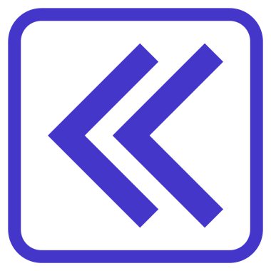 Shift Sol vektör simgesi bir çerçeve içinde