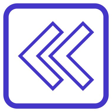 Shift Sol vektör simgesi bir çerçeve içinde