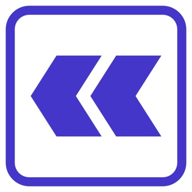 Shift Sol vektör simgesi bir çerçeve içinde