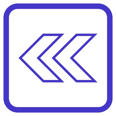 Shift Sol vektör simgesi bir çerçeve içinde