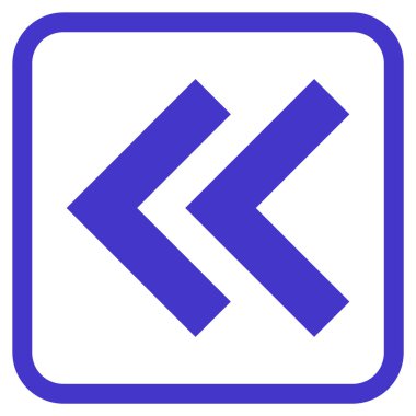 Shift Sol vektör simgesi bir çerçeve içinde