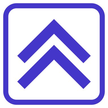 Vektör simgesi bir çerçeve içinde yukarı kayması