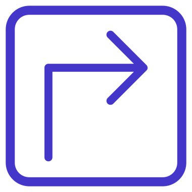 Doğru vektör simge bir çerçevede açmak