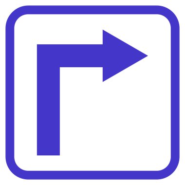 Doğru vektör simge bir çerçevede açmak