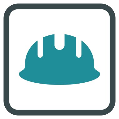 Oluşturucu işçisi vektör simgesi bir çerçeve içinde