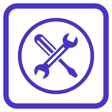 Vektör simgesi bir çerçeve içinde ayarlama