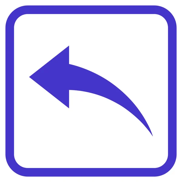 Visszavonás: vektor ikonjára a keretben — Stock Vector