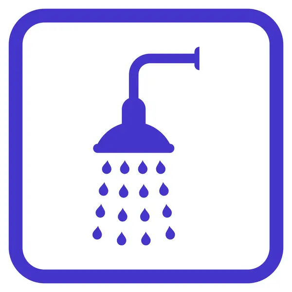 Vektorové ikony v rámečku sprcha — Stockový vektor