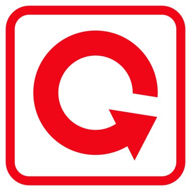 Bir çerçeve içinde CCW vektör simge döndürmek