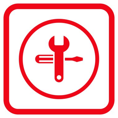 Vektör simgesi bir çerçeve içinde ayarlama