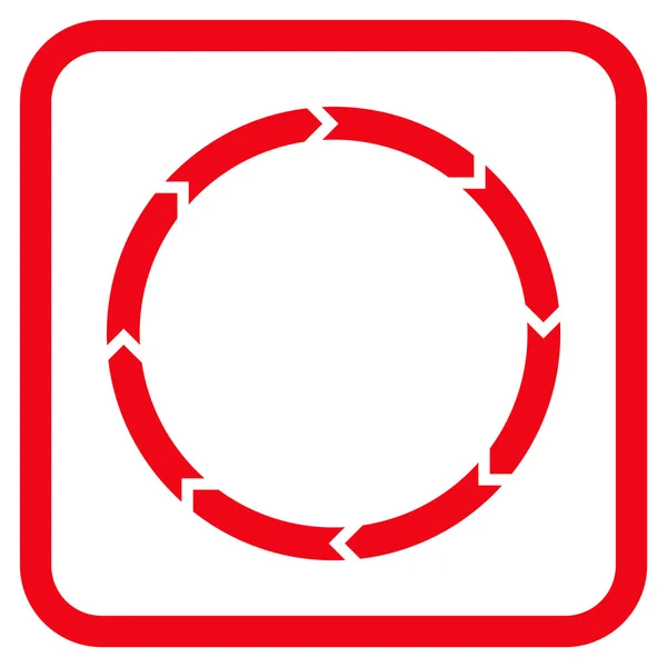 Векторная икона вращения в кадре — стоковый вектор