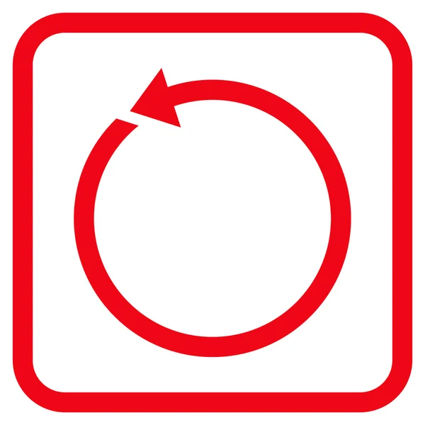 Rotation de l'icône vectorielle CCW dans un cadre — Image vectorielle